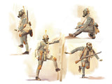 German Infantry In Gas Masks (1918) 4 Figures