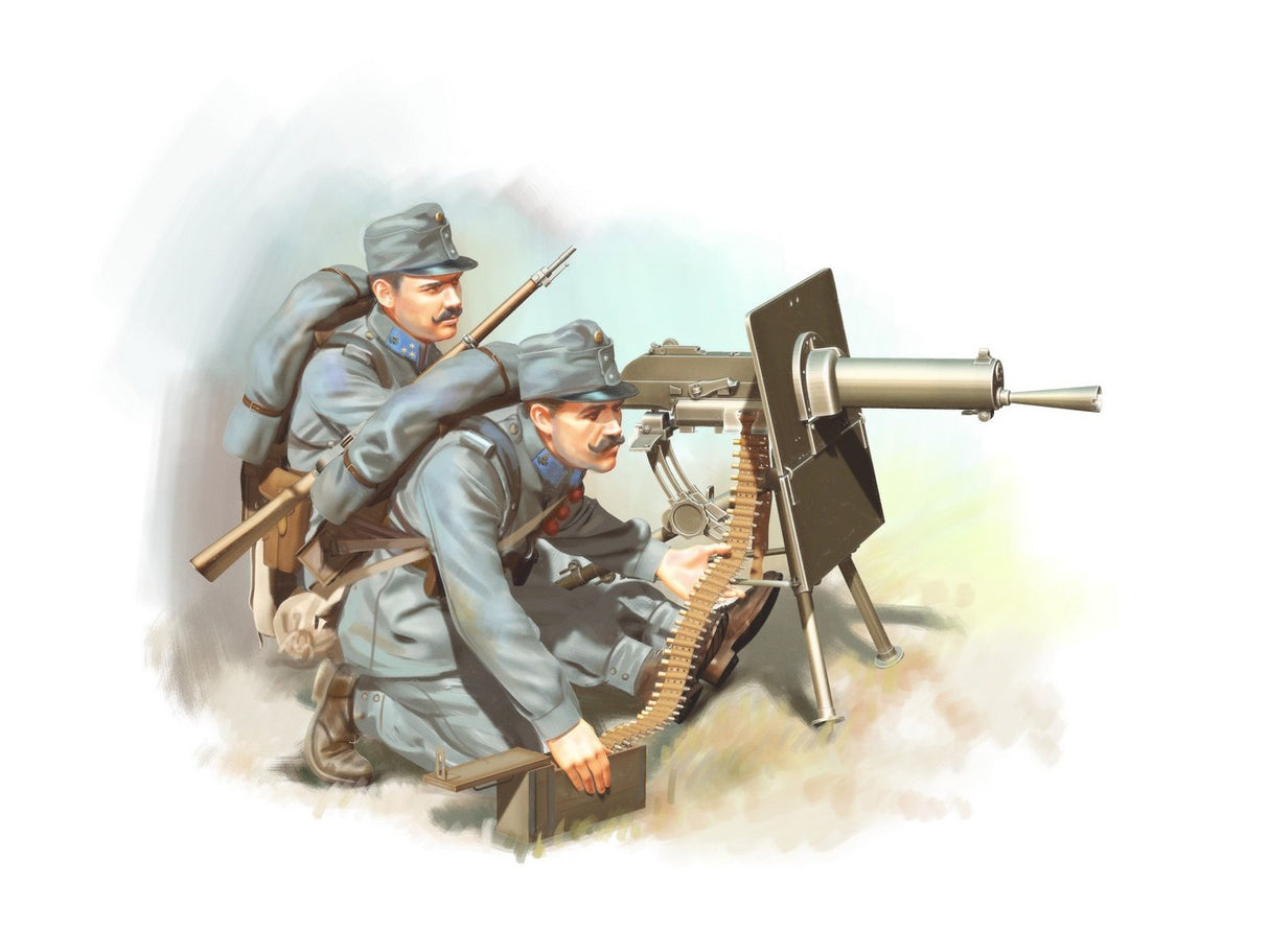 WWI Austro-Hungarian MG Team 2 Figures