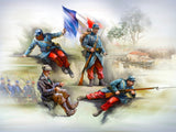 French Infantry on the March (1914) 4 Figures