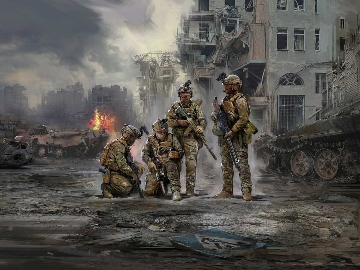 Quietly Came Quietly Went Special Operations Forces of Ukraine (4 Figures)