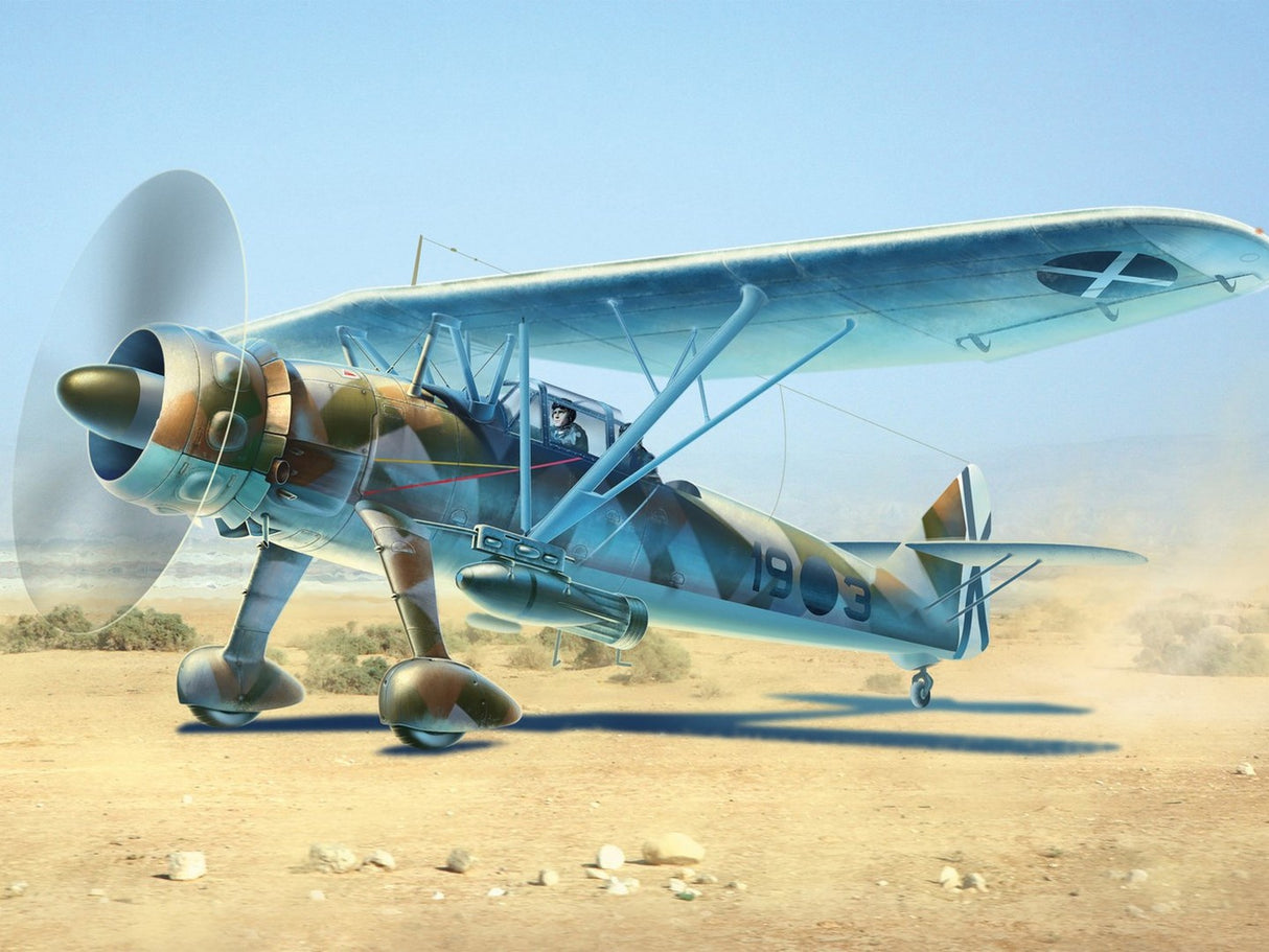 Hs 126A-1 with Bomb Rack Condor Legion Reconnaissance Plane