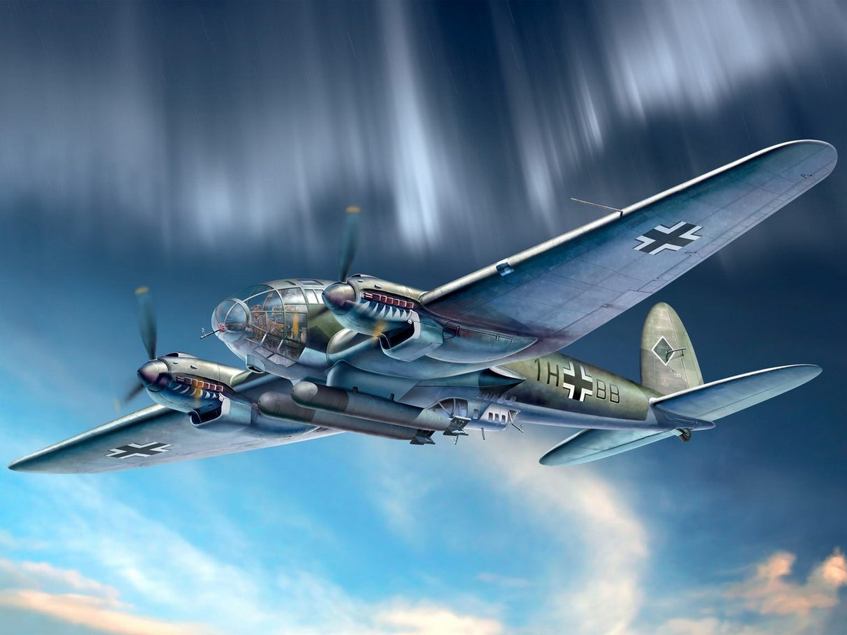 He 111H-6 WWII German Bomber