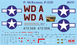 ICM 1/48 Conquerors of Europes Sky (Set of 3 Aircraft-Set includes P51 Mustang/Spitfire/and B-26 Marauder) ICM48324