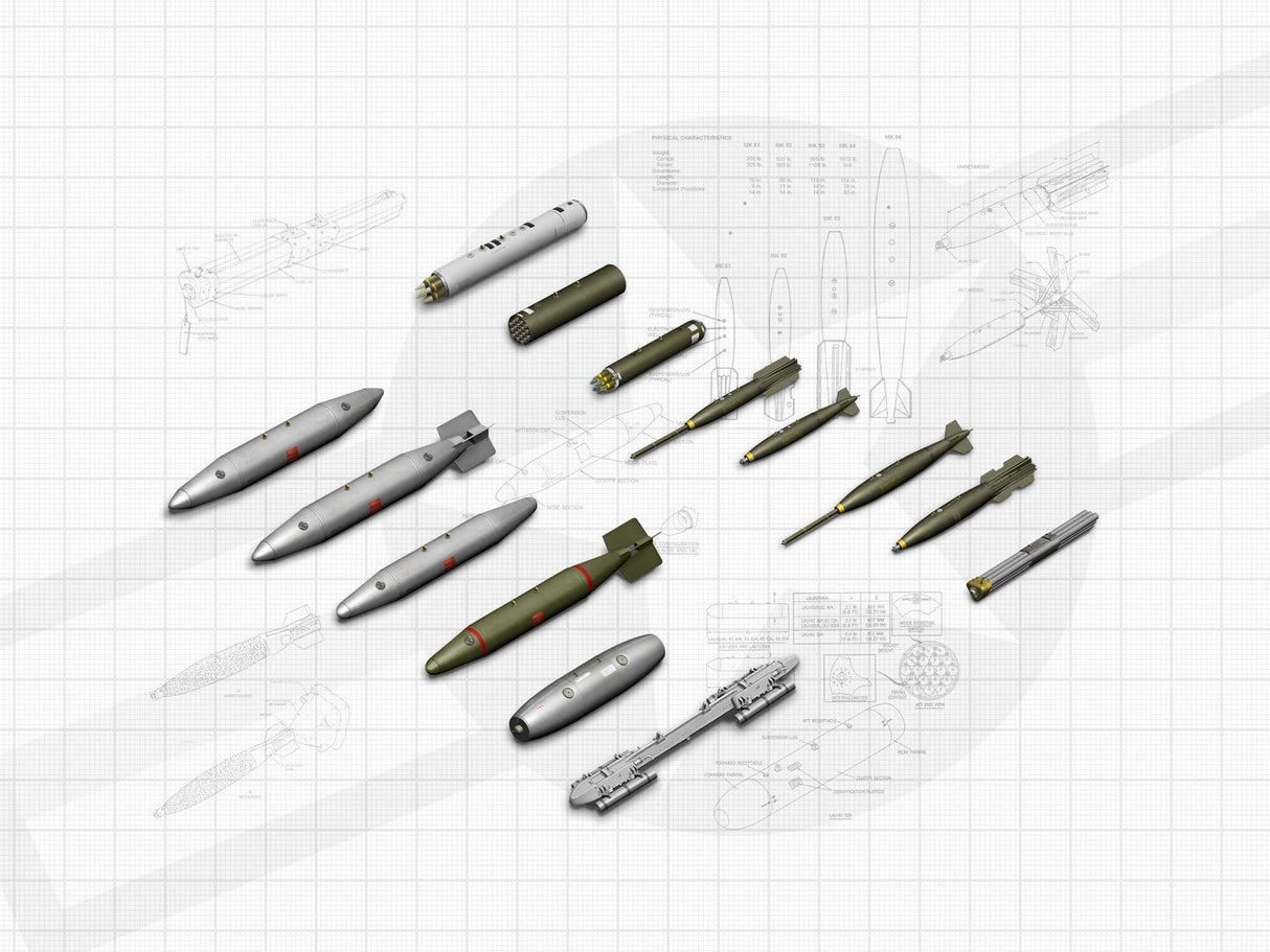 U.S. Aviation Armament (Bombs & Missiles)