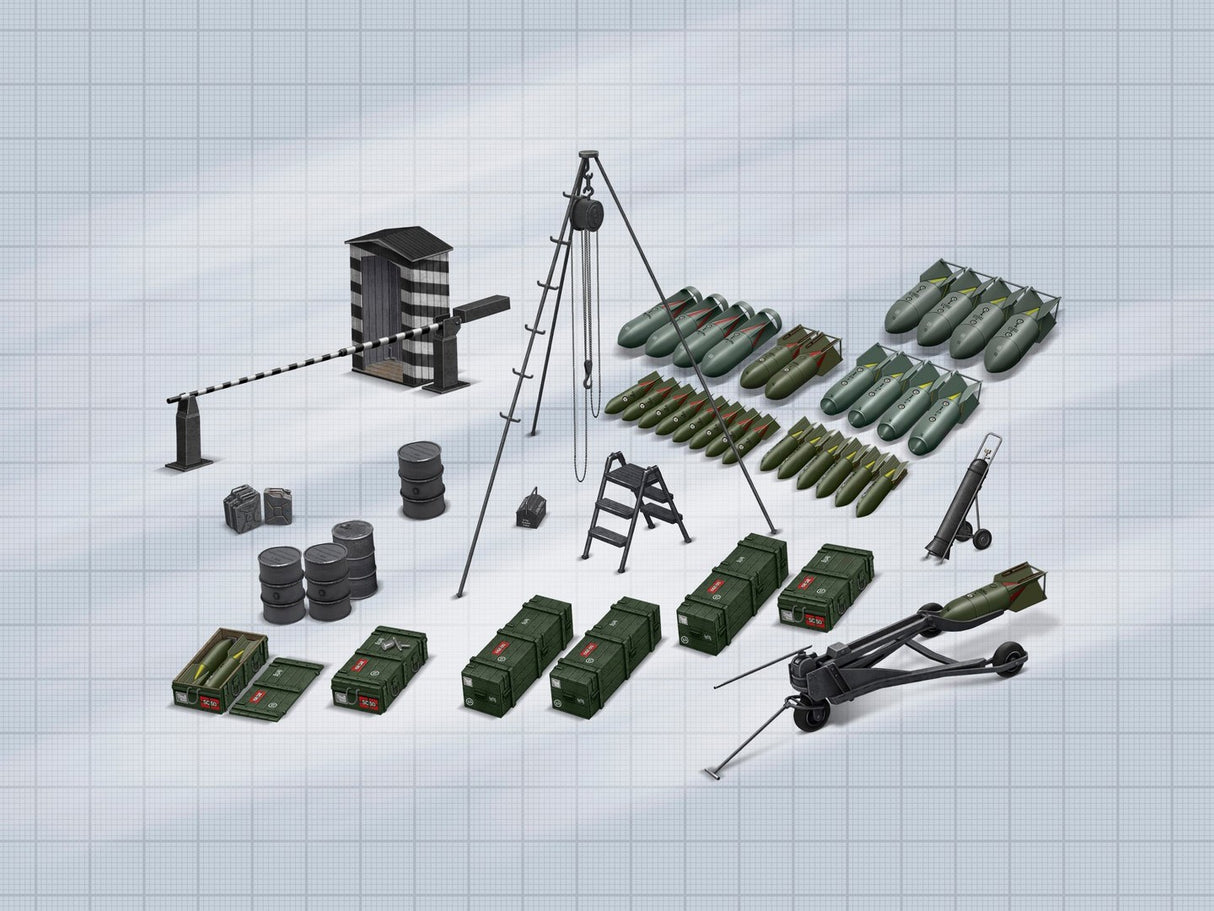 Luftwaffe Airfield Equipment (Diorama Accessories)