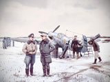 Bf 109F-4 with German Luftwaffe Personnel (5 Figures)