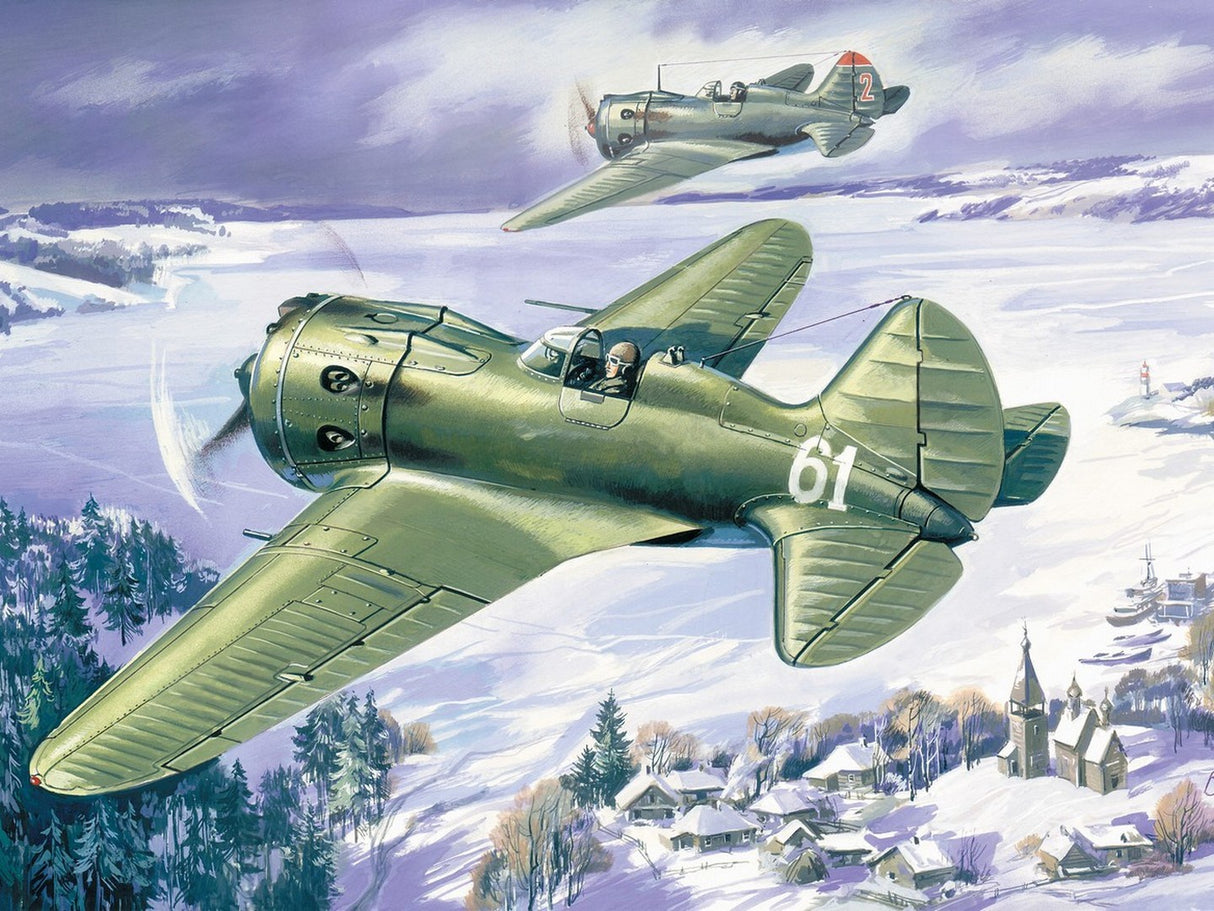 ICM I-16 Type 24 WWII Soviet Fighter Plane