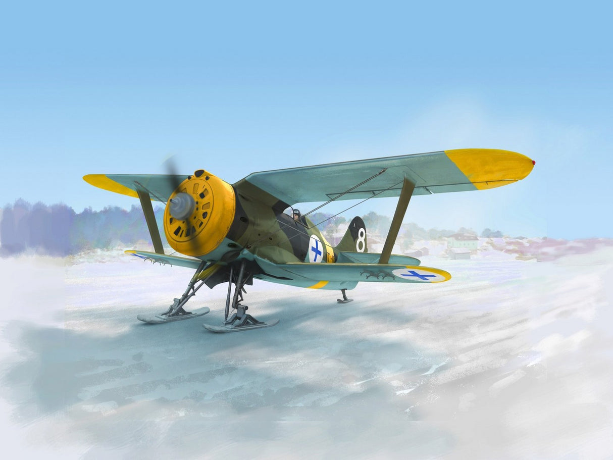 I-153 WWII Finnish Air Force Fighter (Winter Version)