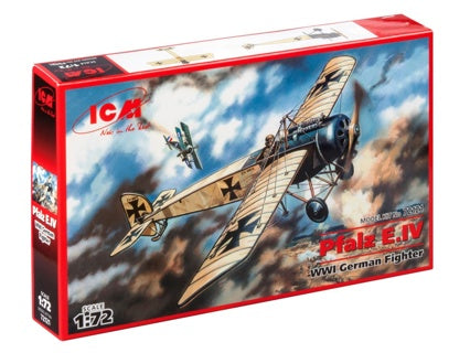 ICM 1/72 Pfalz E.IV WWI German Fighter Plane Kit 72121