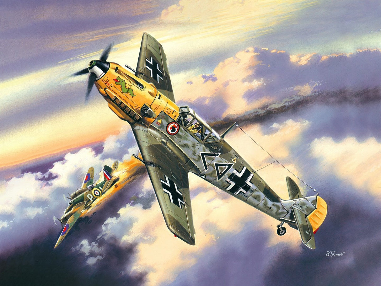 Messerschmitt Bf 109E-4 WWII German Fighter Plane