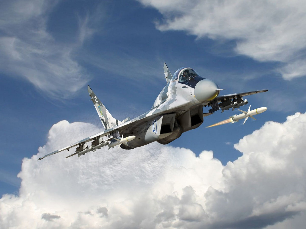Radar Hunter MiG-29 9-13 Ukrainian Fighter with HARM Missiles