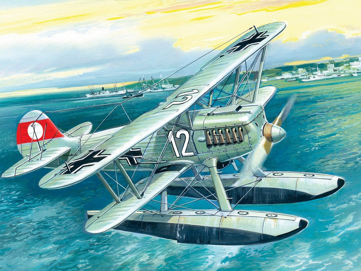 Heinkel He 51B-2 German Floatplane Fighter