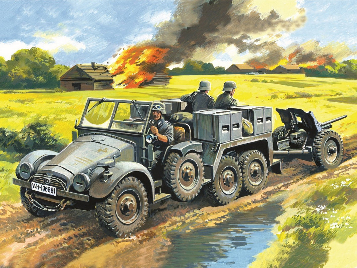 Krupp L2H143 Kfz.69 with Pak 36 German Artillery Tractor