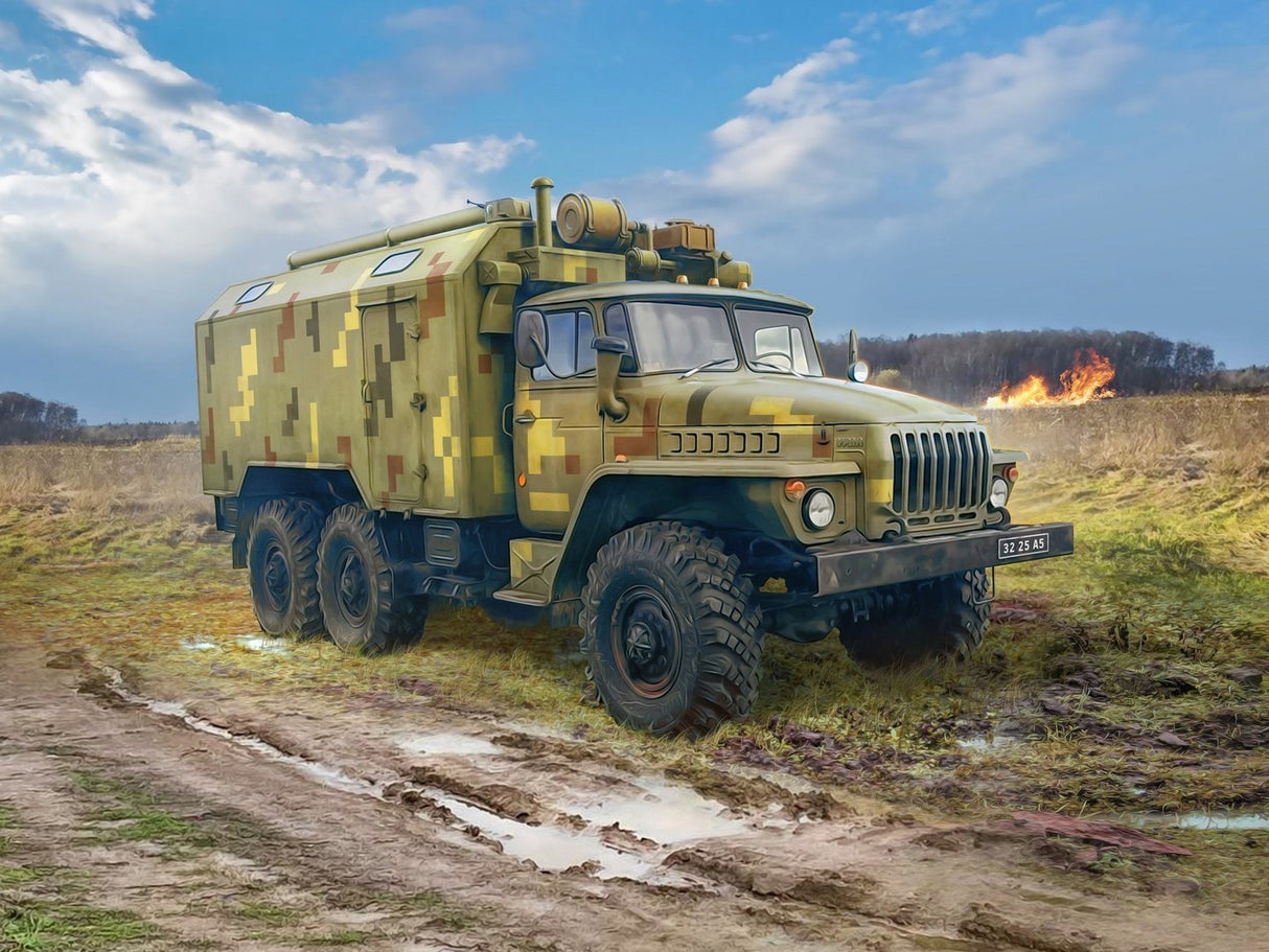 ICM 1/72 URAL-43203 Military Box Vehicle of the Armed Forces of Ukraine ICM72709
