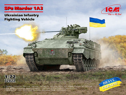 ICM 1/72 SPz Marder 1A3 Ukrainian Infantry Fighting Vehicle Kit 72822