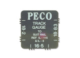 Stainless Steel Track Gauge for 16.5mm 18.2mm & 18.83mm