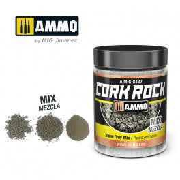 Ammo by Mig CREATE CORK Stone Grey Mix (Jar 100mL)