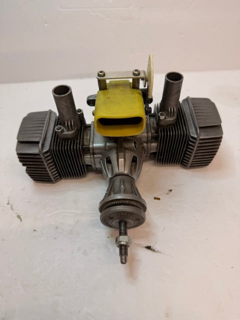 Second Hand Tartan Twin 77 44cc Vintage Twin-Cylinder Glow Model Aircraft Engine