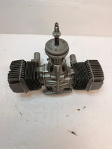 Second Hand Tartan Twin 77 44cc Vintage Twin-Cylinder Glow Model Aircraft Engine