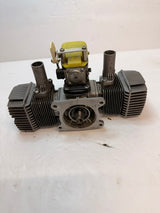 Second Hand Tartan Twin 77 44cc Vintage Twin-Cylinder Glow Model Aircraft Engine