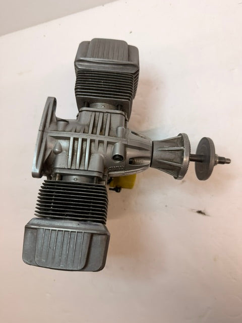 Second Hand Tartan Twin 77 44cc Vintage Twin-Cylinder Glow Model Aircraft Engine
