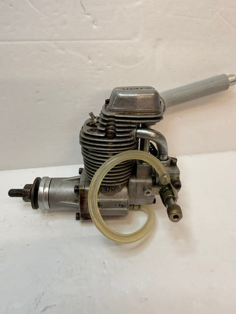 Enya 46-4C 7.5cc Four-Stroke Glow R/C Aircraft Engine – Japan SECOND HAND - manifold welded to cylinder head valves stuck (Box 161)