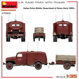 MiniArt 1/35 K-51 Radio Truck with Trailer Kit - 37062