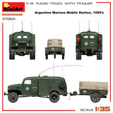 MiniArt 1/35 K-51 Radio Truck with Trailer Kit - 37062