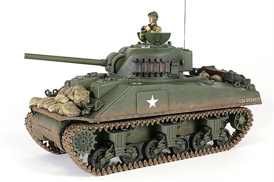 Forces of Valor 1/24 US Sherman Medium M4A3 RC model tank