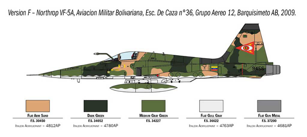 Italeri 1/72 F-5A Freedom Fighter 1441