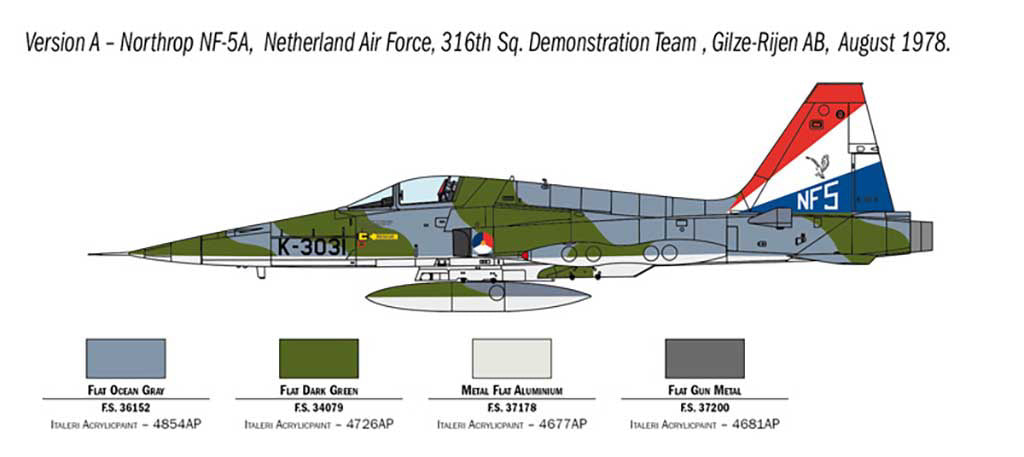 Italeri 1/72 F-5A Freedom Fighter 1441