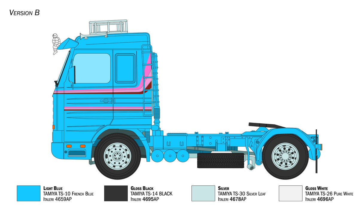 Italeri 1/24 Scania R143 M500 Streamline 4x2 3950