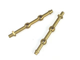 2 Hole Capping Rail Stanchion Brass 20mm (Pack of 10)