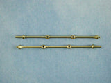 2 Hole Capping Stanchion Brass 40mm (pk10)