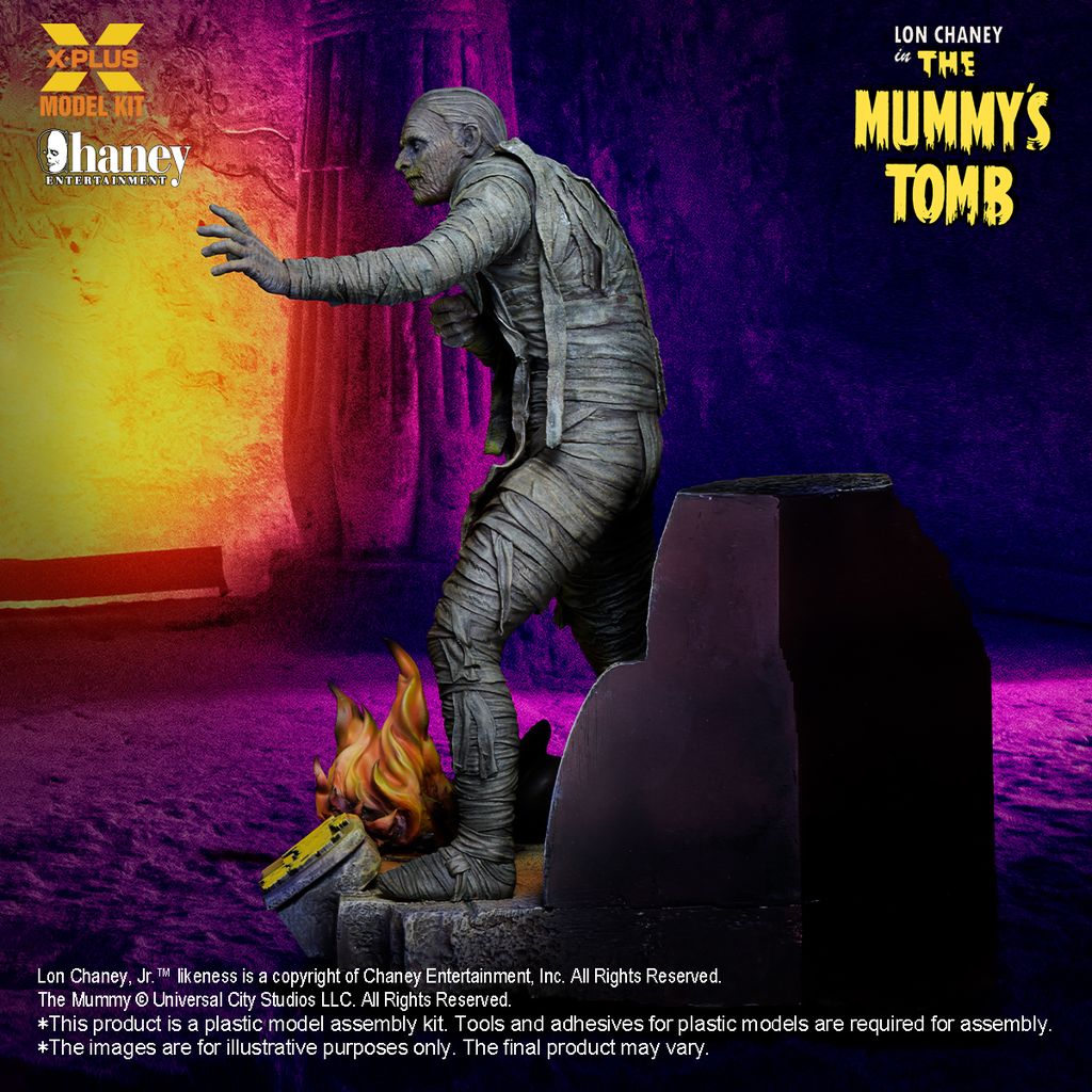 X PLUS 1/8 SCALE Lon Chaney as the The Mummys Tomb Kit