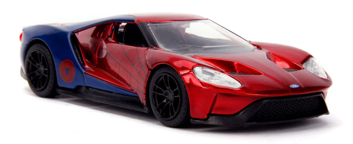 Jada Die Cast Collectables - 1:32 Hollywood Rides Spider-Man Ford GT