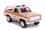 Jada Die Cast Collectables - 1:32 Stranger Things K5 Chevy Blazer with Sheriffs Badge