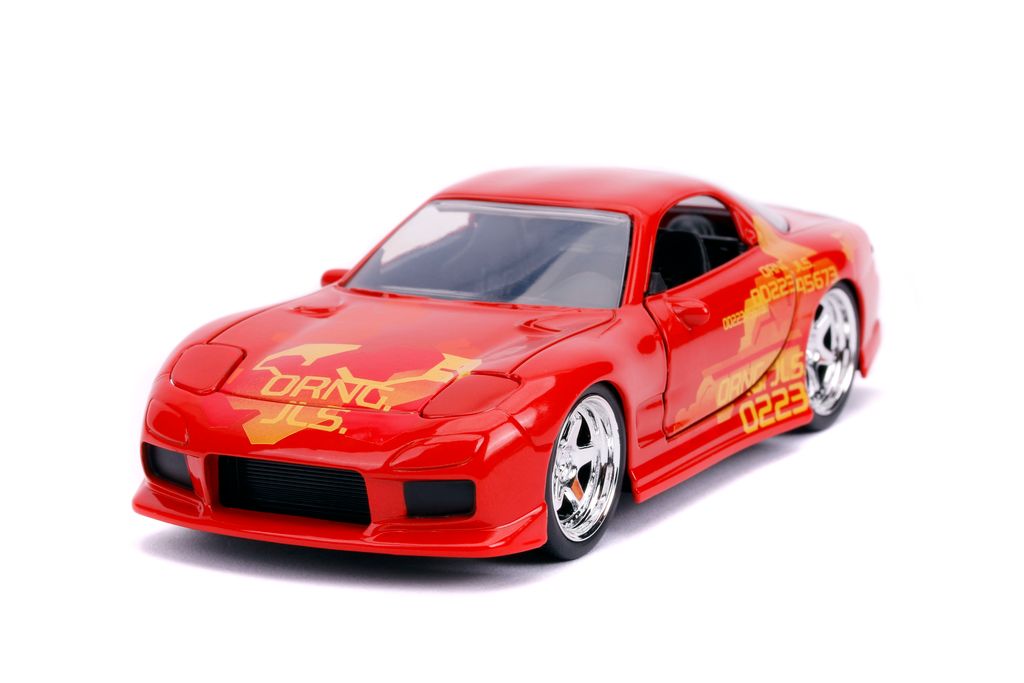 Jada Die Cast Collectables - 1:32 Fast and Furious Mazda RX-7 Orange Julius