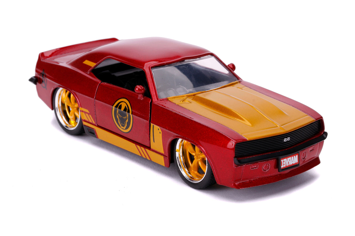 Jada Die Cast Collectables - 1:32 Hollywood Rides 1969 SS Camaro Iron Man