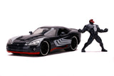 Jada Die Cast Collectables - 1:24 Hollywood Rides 2008 Dodge Viper SRT10 with Venom Figure