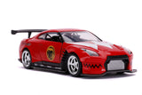 Jada Die Cast Collectables - 1:32 Hollywood Rides 2009 Nissan GT-R Red Power Ranger