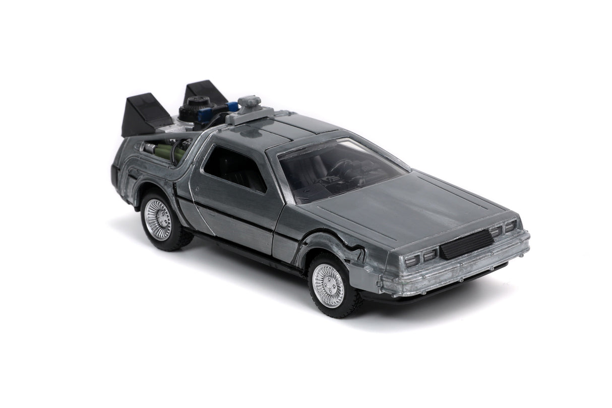 Jada Die Cast Collectables - 1:32 Back to the Future I DeLorean Time Machine