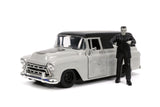 Jada Die Cast Collectables - 1:24 Hollywood Rides 1957 Chevy Suburban with Frankenstein Figure