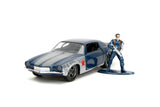 Jada Die Cast Collectables - 1:32 Hollywood Rides 1973 Chevrolet Camaro With Winter Soldier Figure