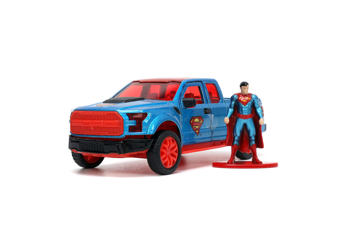 Jada Die Cast Collectables - 1:32 Hollywood Rides 2017 Ford Raptor with Superman Figure