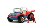 Jada Die Cast Collectables - 1:24 Hollywood Rides Beach Buggy with Spider-Man Figure