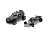 Jada Die Cast Collectables - 1:32 Fast and Furious Flip Car and Attack Buggy Set