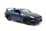 Jada Die Cast Collectables - 1:32 Fast and Furious 2009 Nissan GT-R - Blue