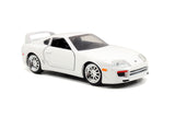 Jada Die Cast Collectables - 1:32 Fast and Furious Brians 1995 Toyota Supra Mk IV - White