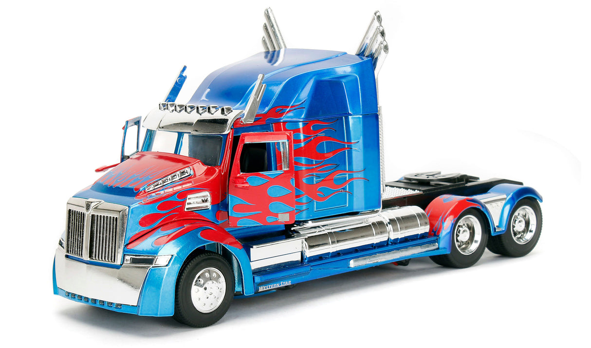 Jada Die Cast Collectables - 1:24 Transformers Western Star 5700 Optimus Prime